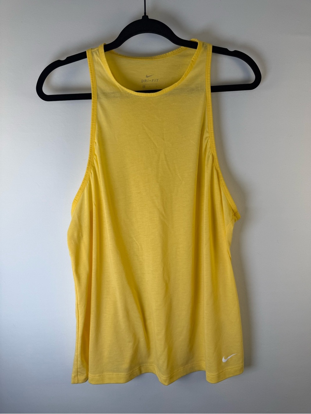 Nike Women’s Dry-fit Tank, Color: Yellow, Size: L